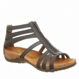Sandalias Bearpaw Layla Wide Mujer Negras | EQS4890AV