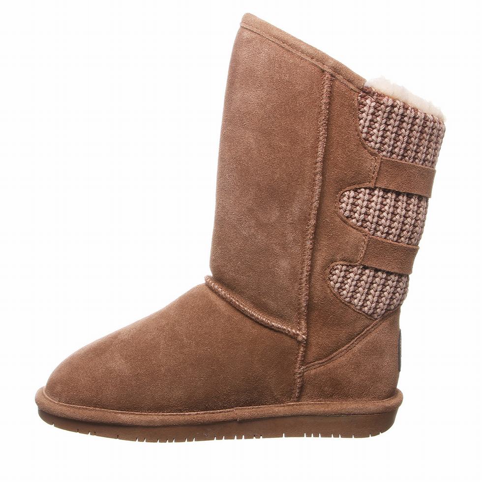 Botas Altas Bearpaw Boshie Wide Mujer Marrones | VTC1612AL
