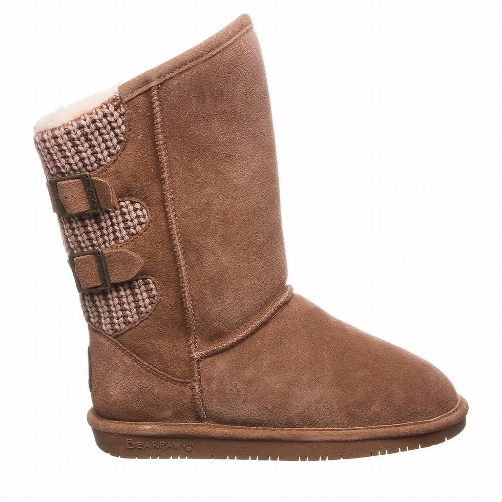 Botas Altas Bearpaw Boshie Wide Mujer Marrones | VTC1612AL