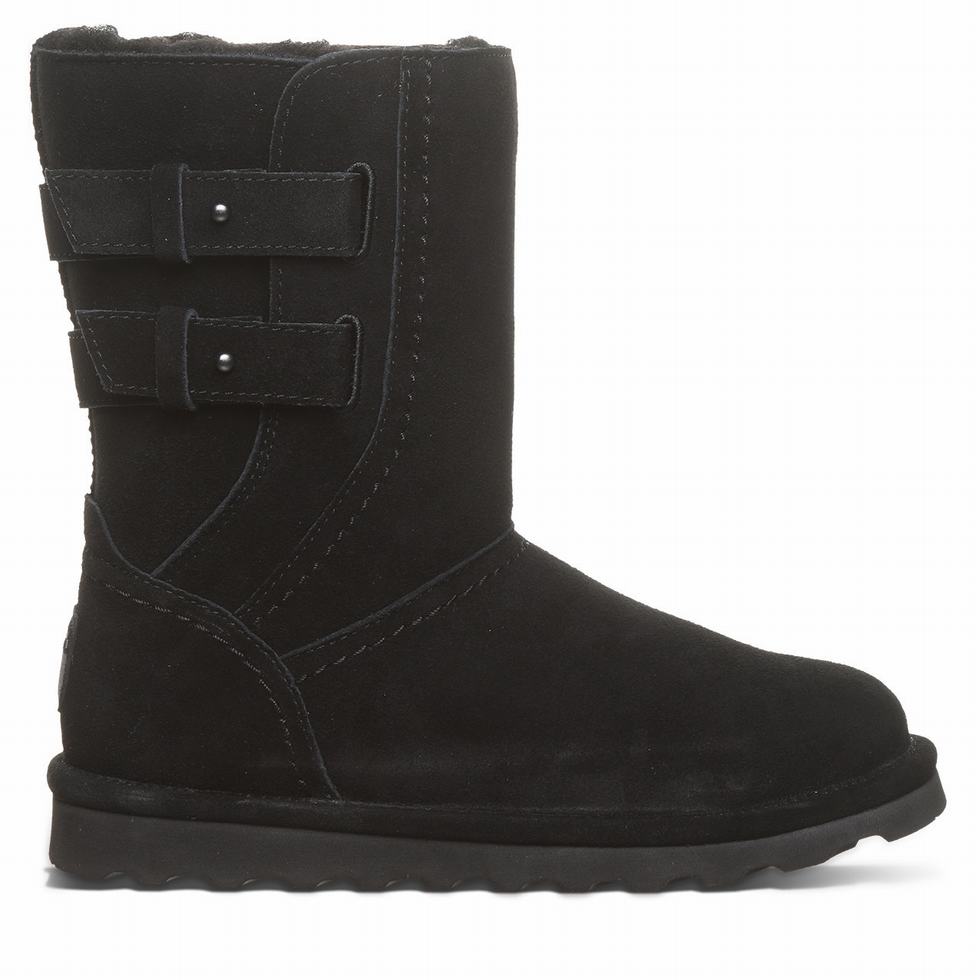 Botas Bearpaw Aurelia Mujer Negras | VOU984YM
