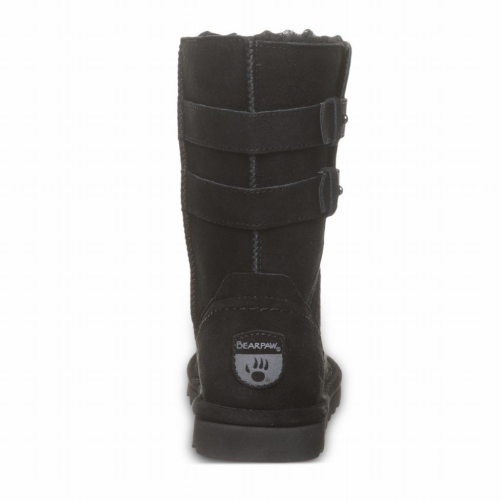 Botas Bearpaw Aurelia Mujer Negras | VOU984YM