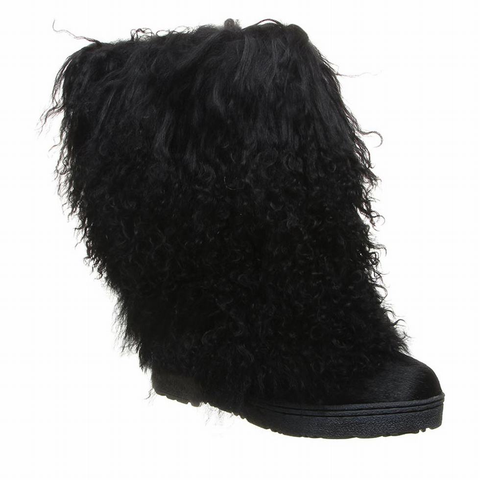 Botas Bearpaw Boetis Mujer Negras | LNZ9944CX