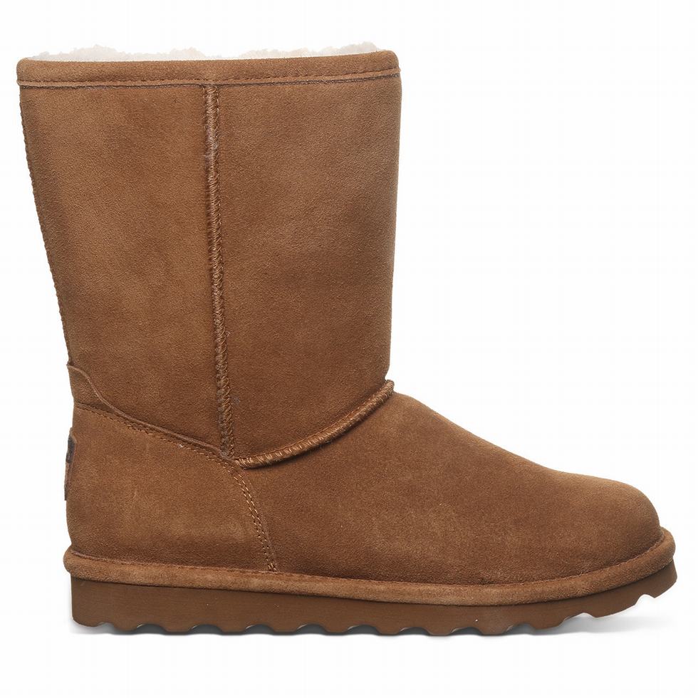 Botas Bearpaw Elle Short Mujer Marrones | YTE1488MR