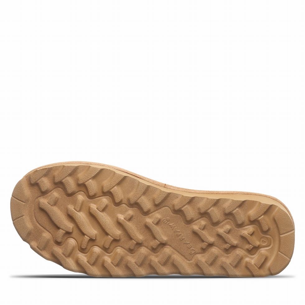 Botas Bearpaw Elle Short Vegan Mujer Marrones | HSU77JK