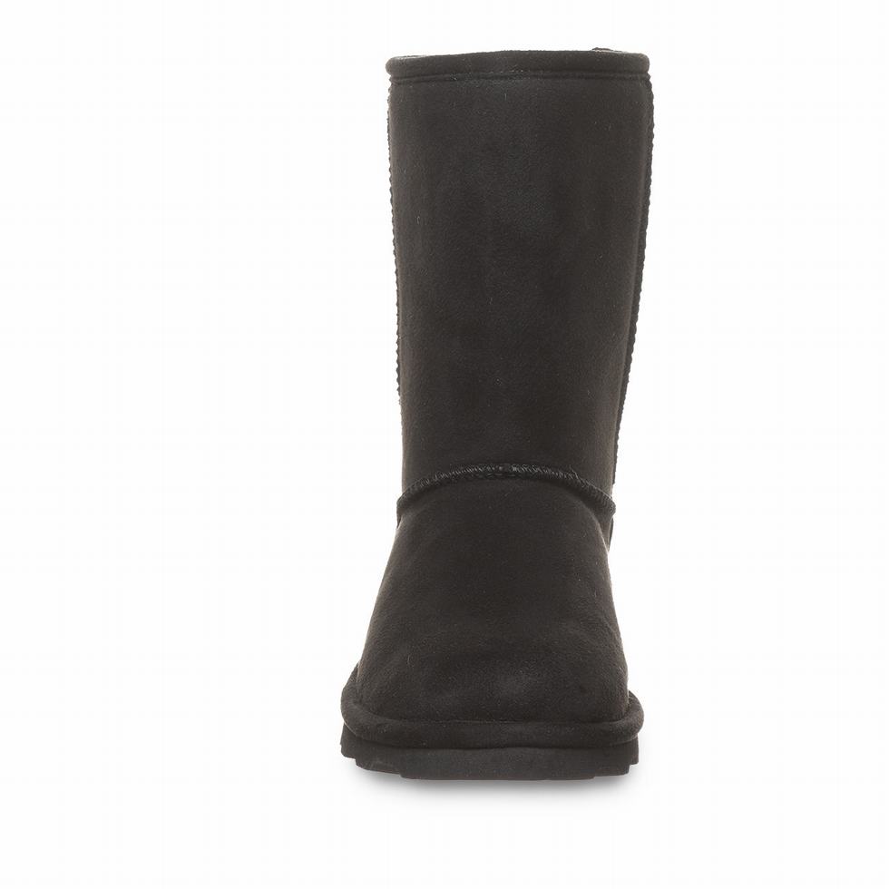Botas Bearpaw Elle Short Vegan Mujer Negras | JVS6033YZ