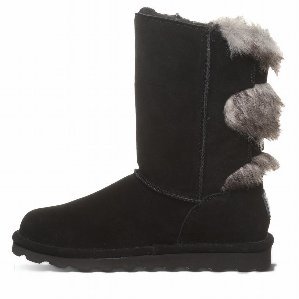 Botas Bearpaw Eloise Wide Mujer Negras | BNF518GQ