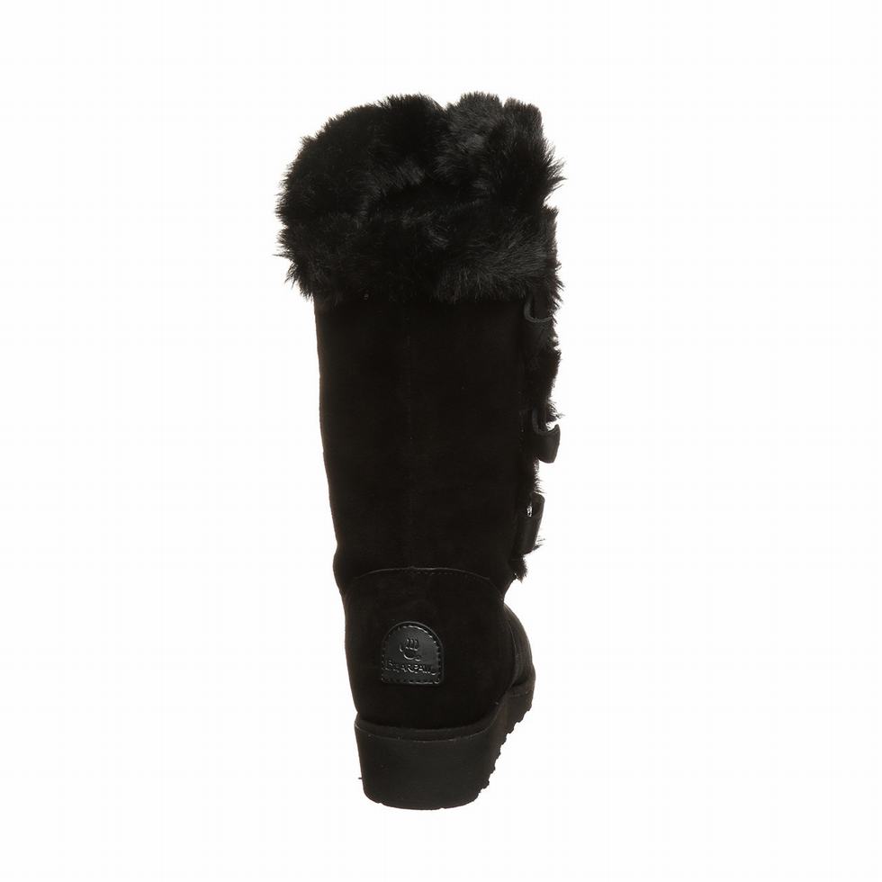 Botas Bearpaw Genevieve Mujer Negras | RYV7456PP