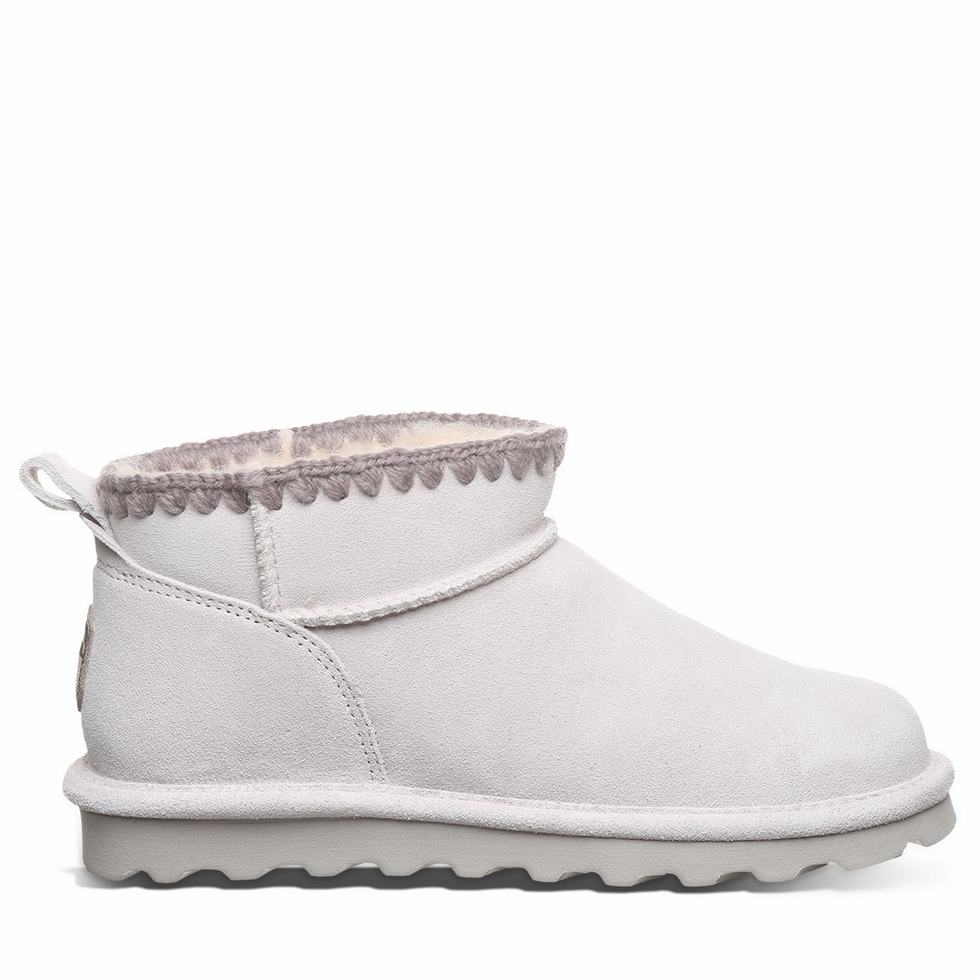 Botas Bearpaw Shorty Crochet Mujer Gris | VDM117VS