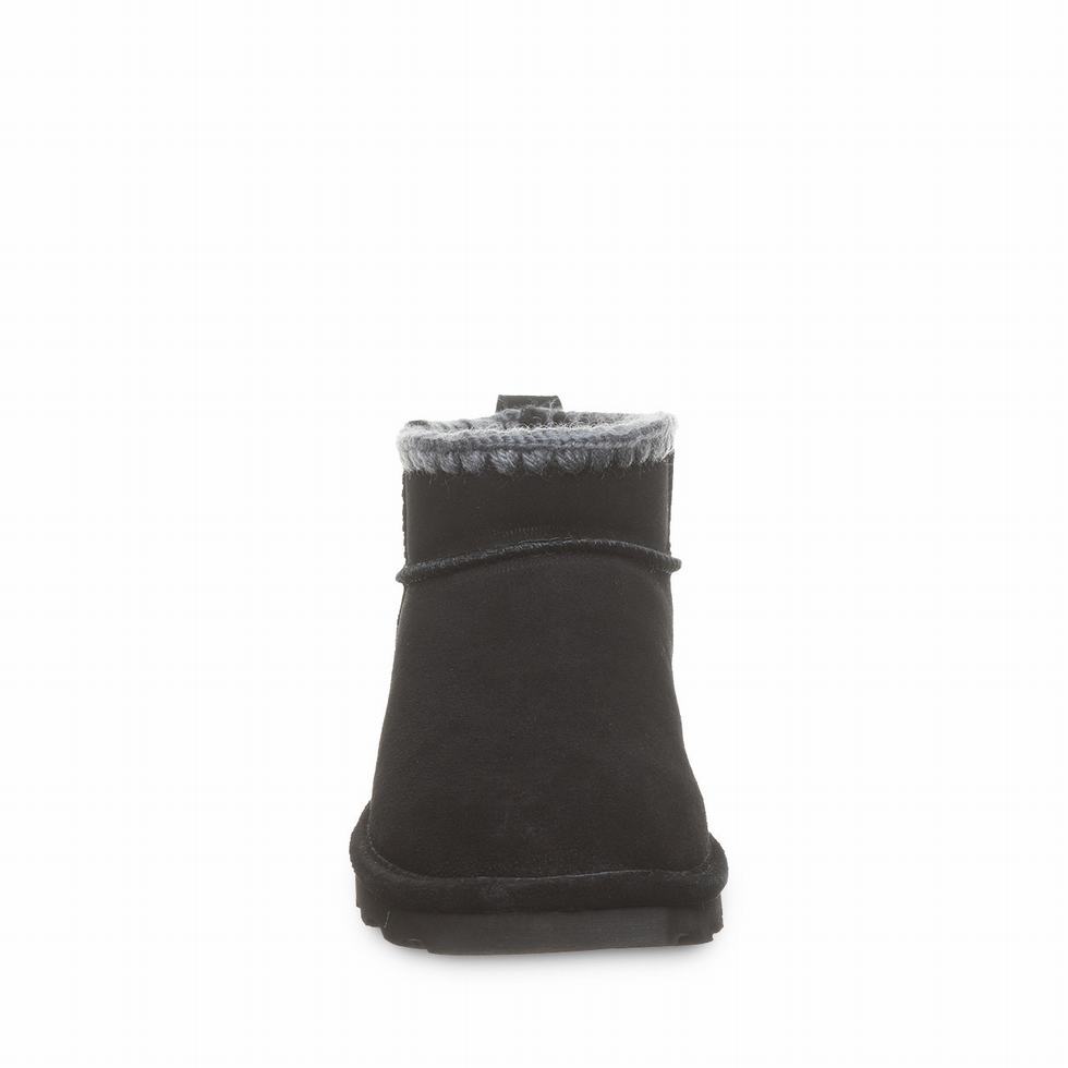 Botas Bearpaw Shorty Crochet Mujer Negras | AUI9388DS