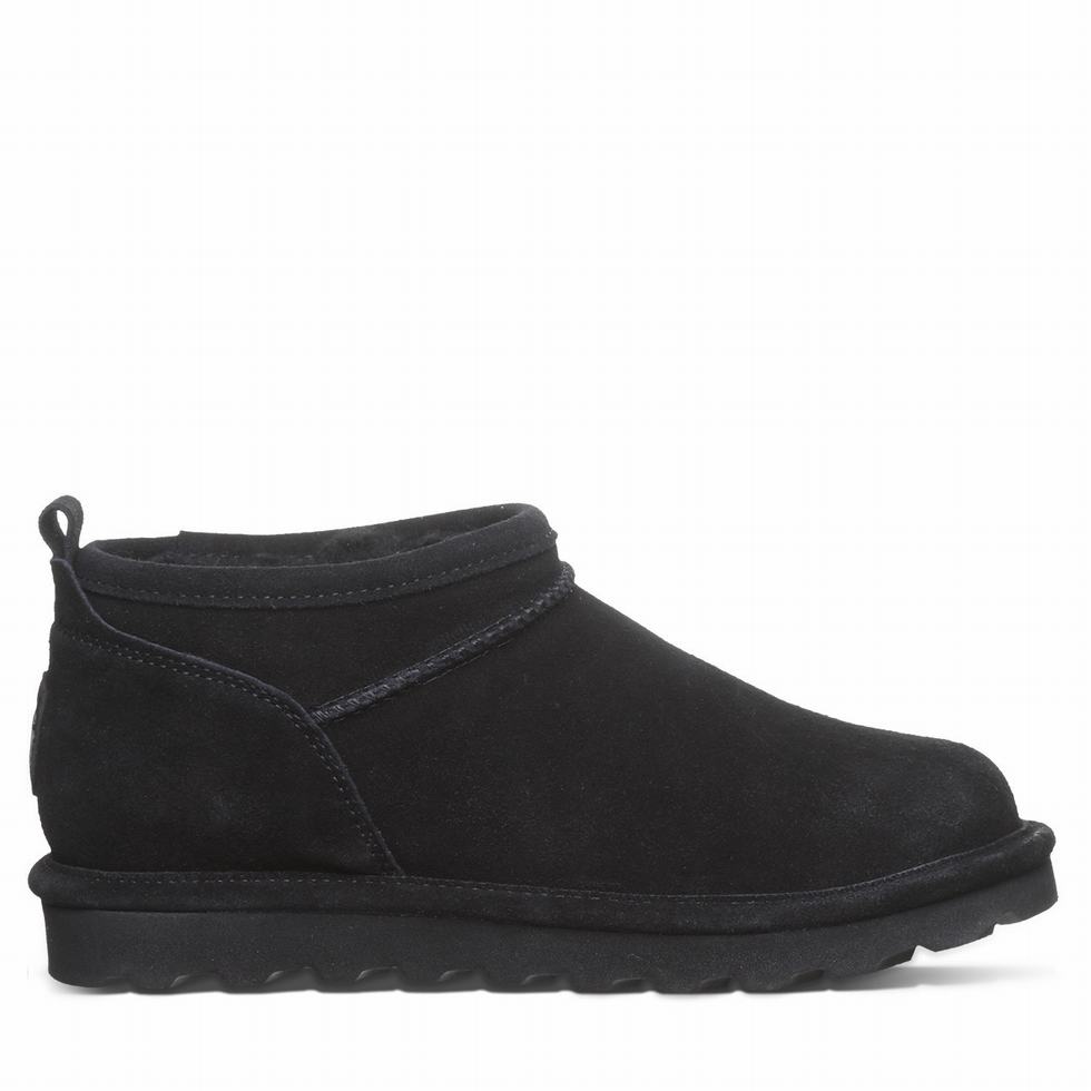 Botas Bearpaw Super Shorty Wide Mujer Negras | NOB545UG