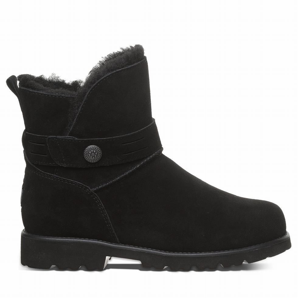 Botas Bearpaw Wellston Mujer Negras | HEG9279JB