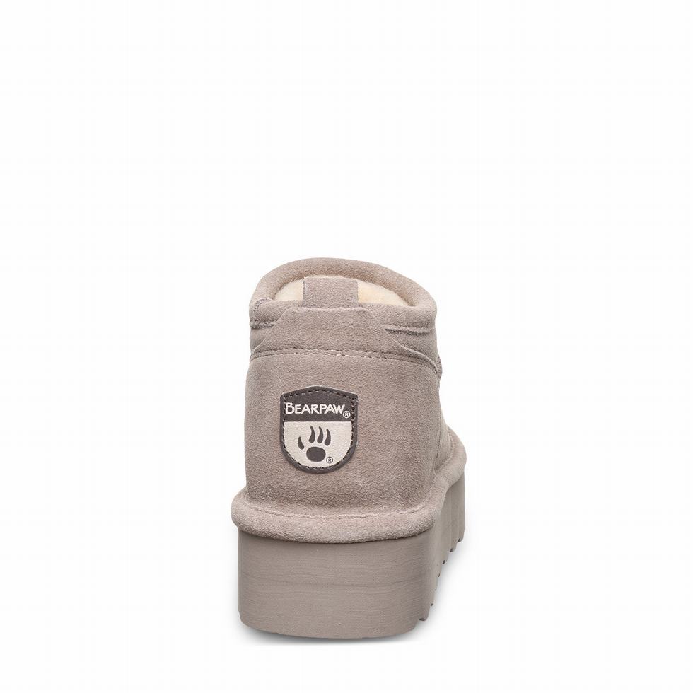 Botas Plataforma Bearpaw Retro Super Shorty Mujer Gris | ZJK1227MN