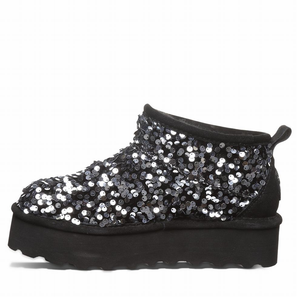 Botas Plataforma Bearpaw Retro Super Shorty Sequin Mujer Gris | TND4923IJ