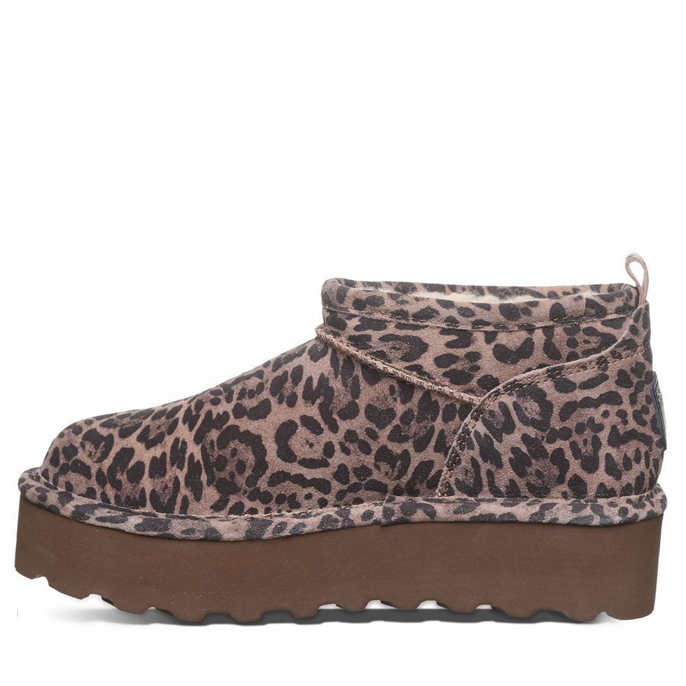 Botas Plataforma Bearpaw Retro Super Shorty Mujer Marrones | QJV2996LX
