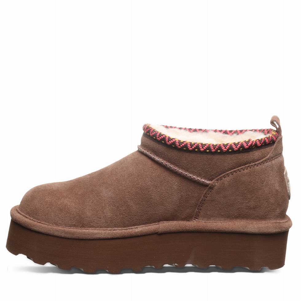 Botas Plataforma Bearpaw Retro Super Shorty Deco Mujer Marrones | LGH4850UG