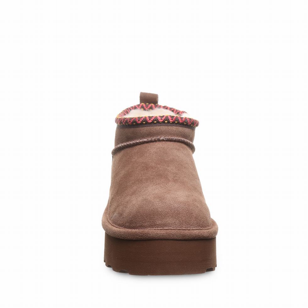 Botas Plataforma Bearpaw Retro Super Shorty Deco Mujer Marrones | LGH4850UG