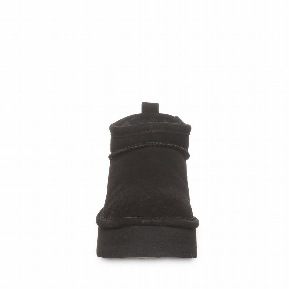 Botas Plataforma Bearpaw Retro Super Shorty Mujer Negras | ZWF897FN