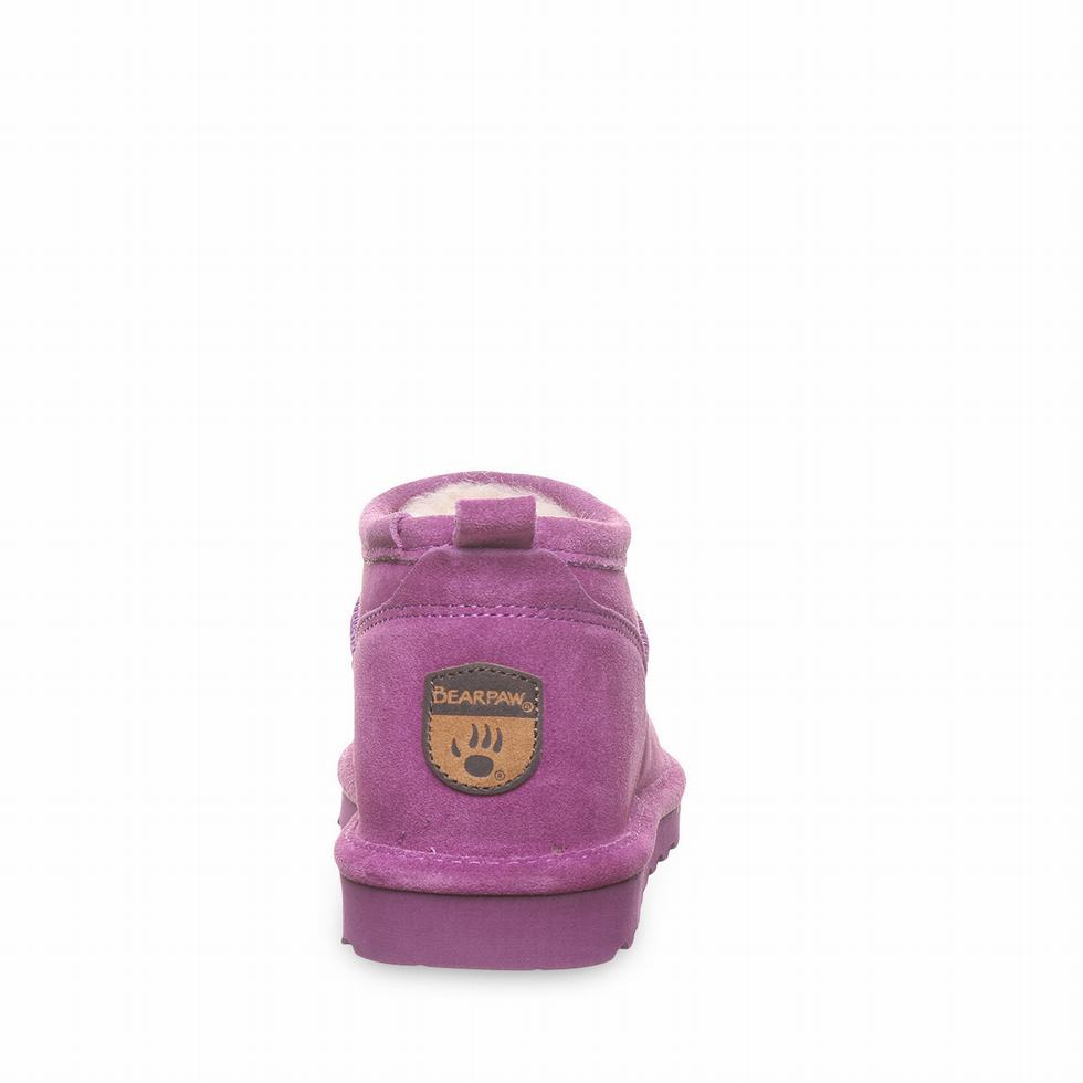 Botas de Nieve Bearpaw Super Shorty Mujer Moradas | ZXY9263ON