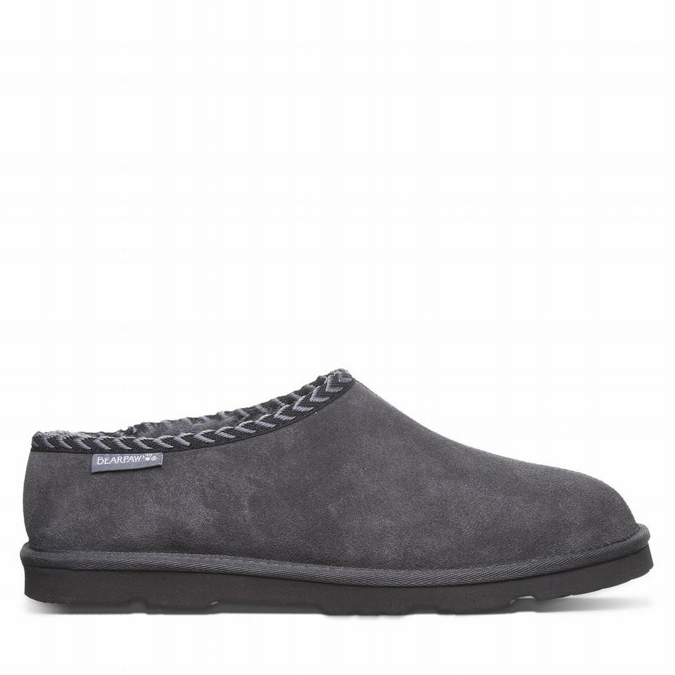 Pantuflas Bearpaw Beau Hombre Gray | ZEP8585KZ