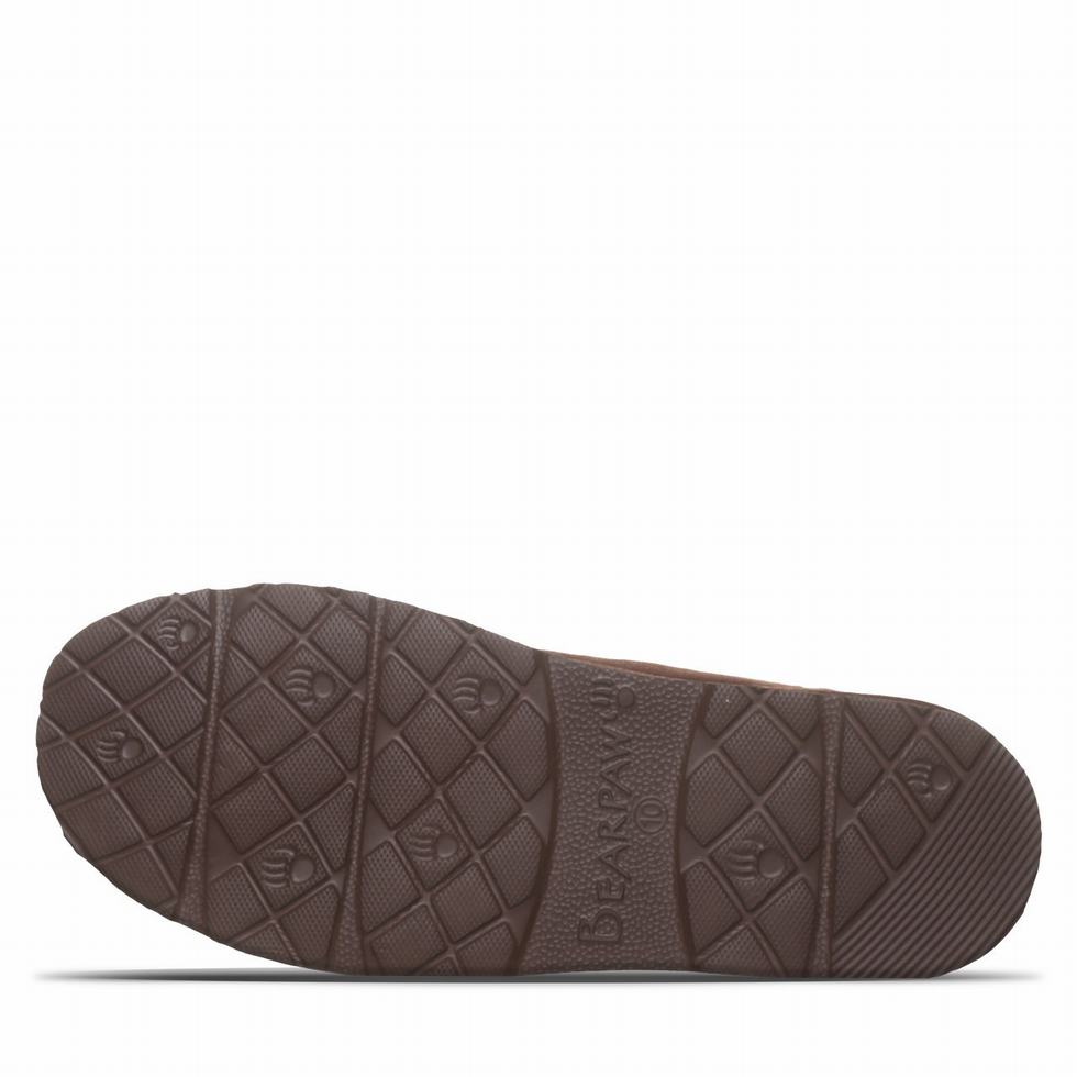 Pantuflas Bearpaw Beau Hombre Marrones | ICQ8442XW
