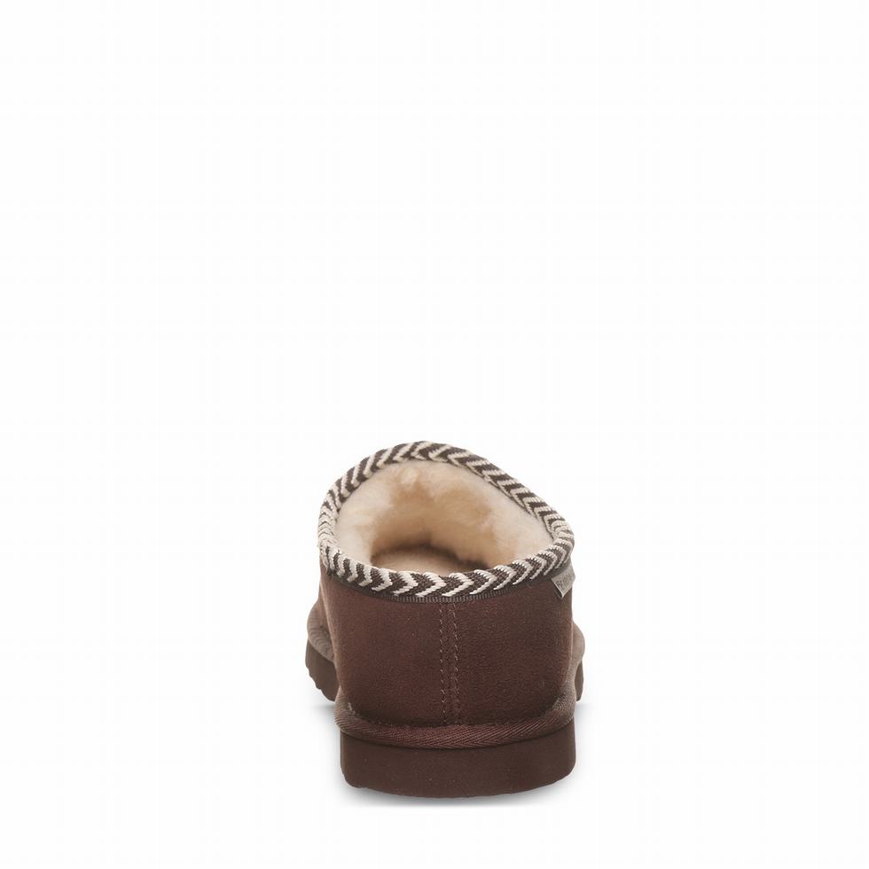 Pantuflas Bearpaw Beau Hombre Marrones | ICQ8442XW