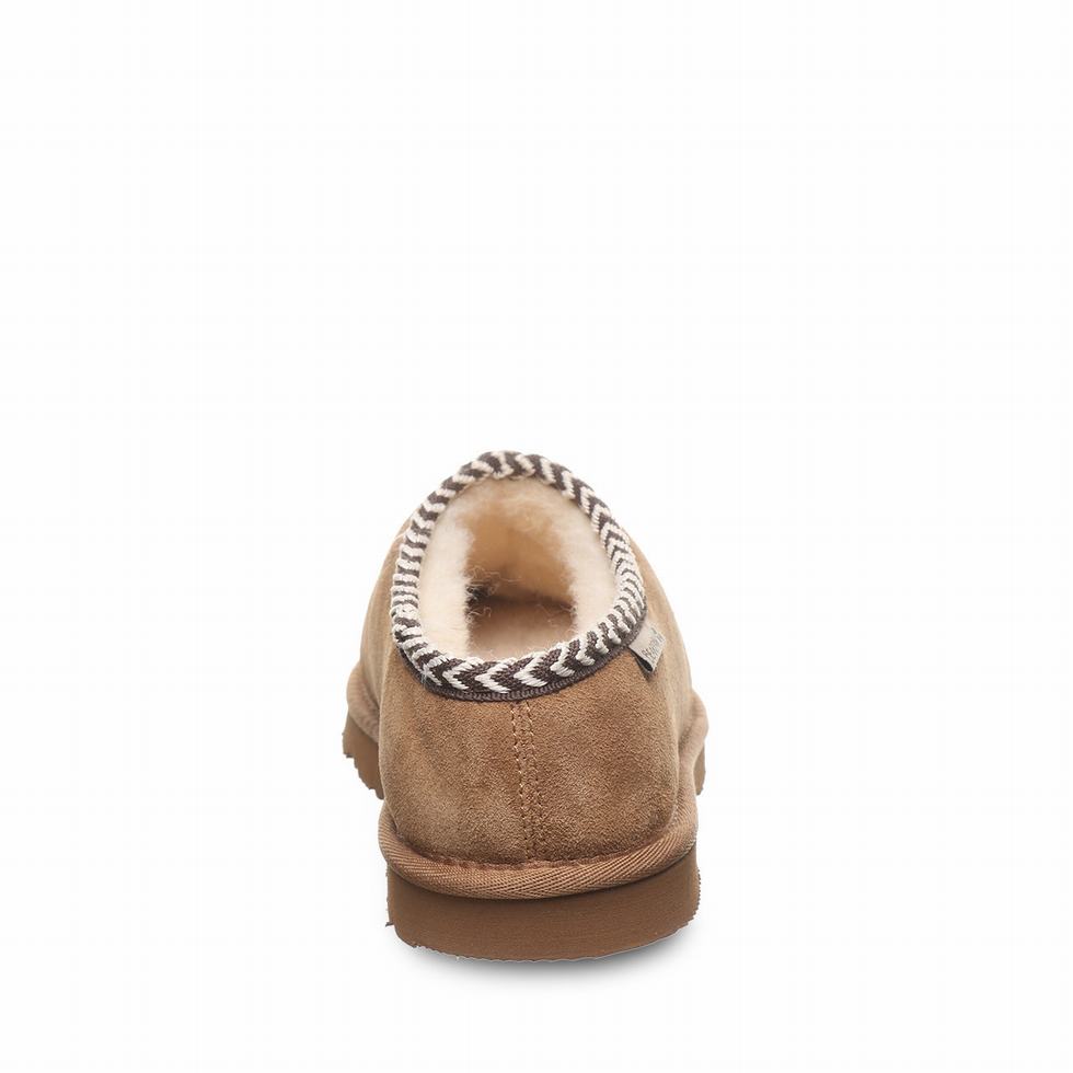 Pantuflas Bearpaw Beau Hombre Marrones | HUA1844PI