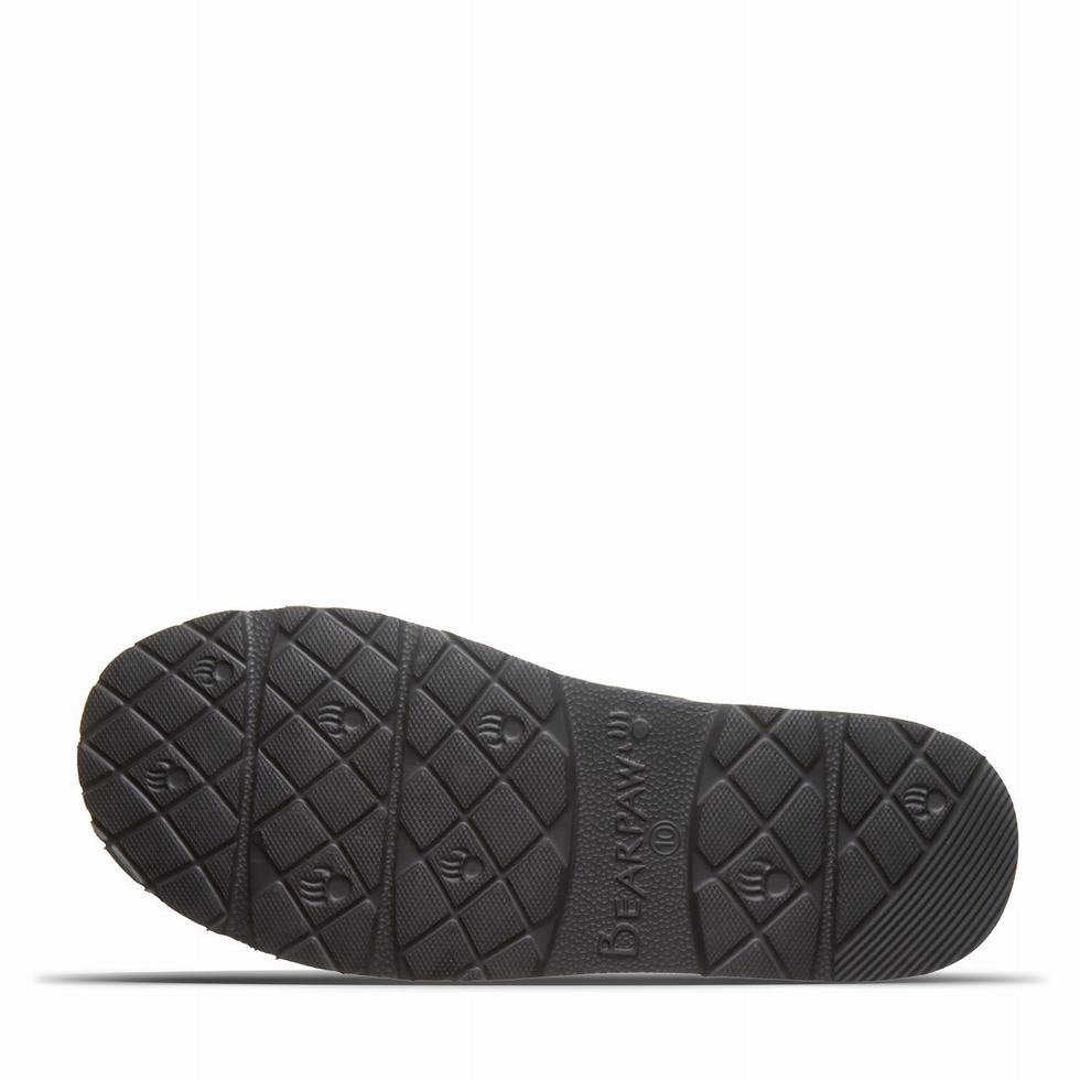 Pantuflas Bearpaw Beau Hombre Negras | TZI5699DJ
