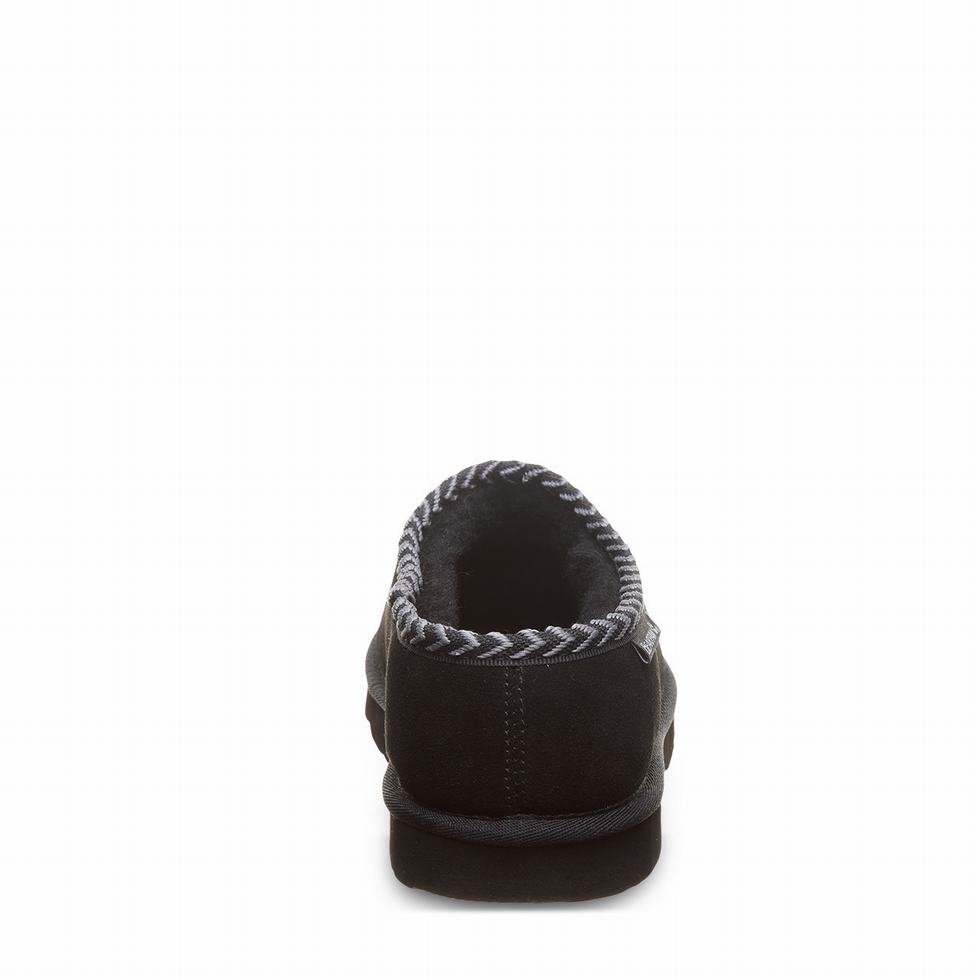 Pantuflas Bearpaw Beau Hombre Negras | TZI5699DJ