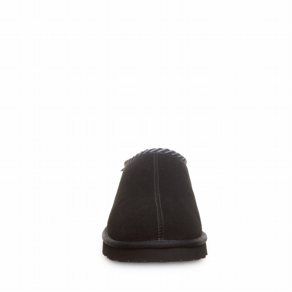 Pantuflas Bearpaw Beau Hombre Negras | TZI5699DJ