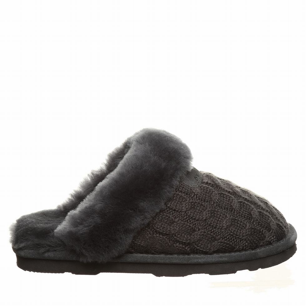 Pantuflas Bearpaw Effie Mujer Negras | UTD1341FK