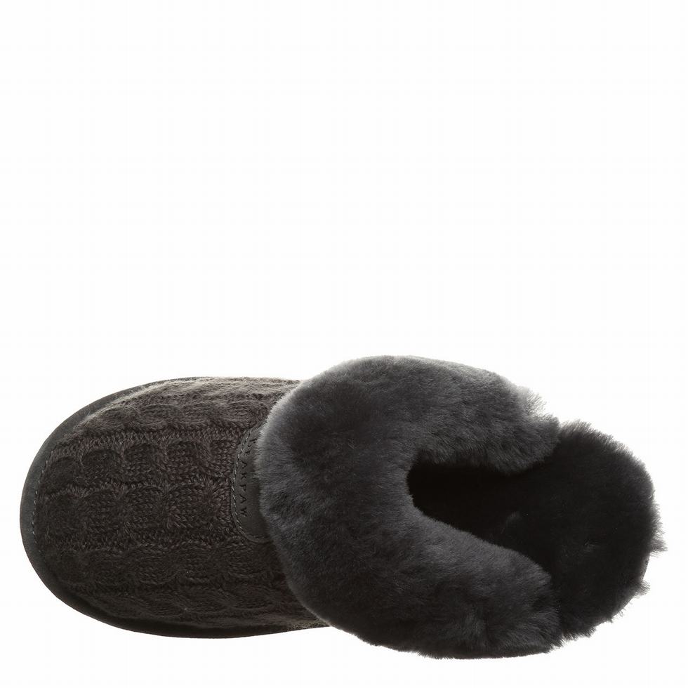 Pantuflas Bearpaw Effie Mujer Negras | UTD1341FK