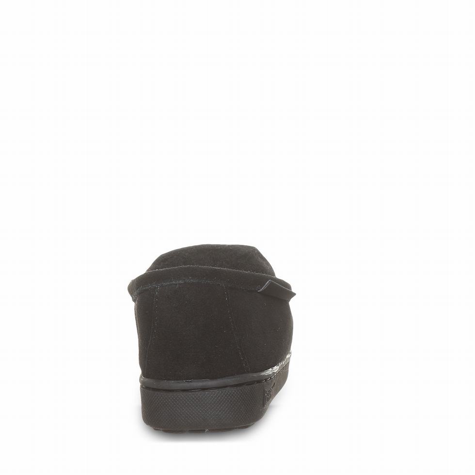 Pantuflas Bearpaw Jamie Youth Niños Negras | OPN10081GJ