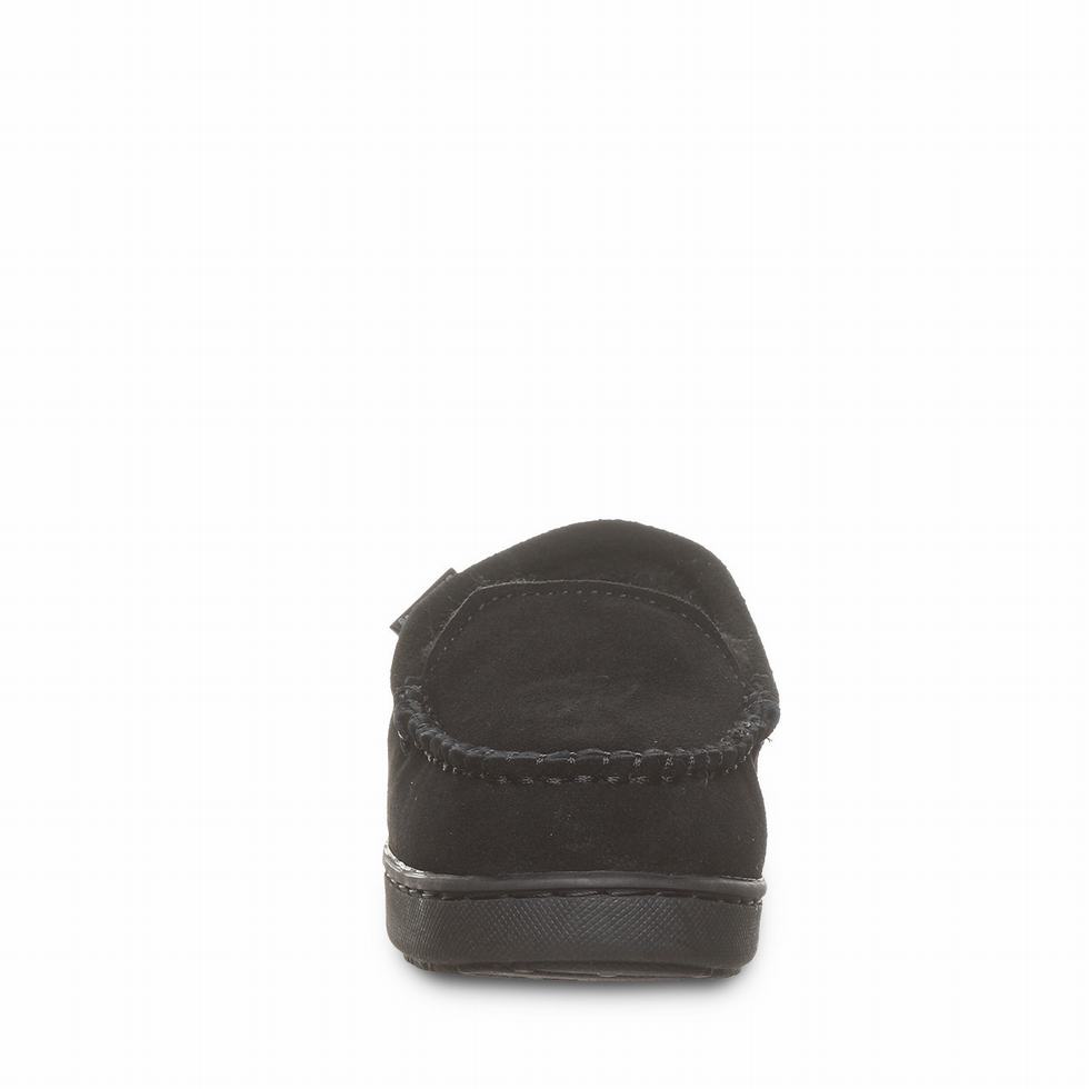 Pantuflas Bearpaw Jamie Youth Niños Negras | OPN10081GJ