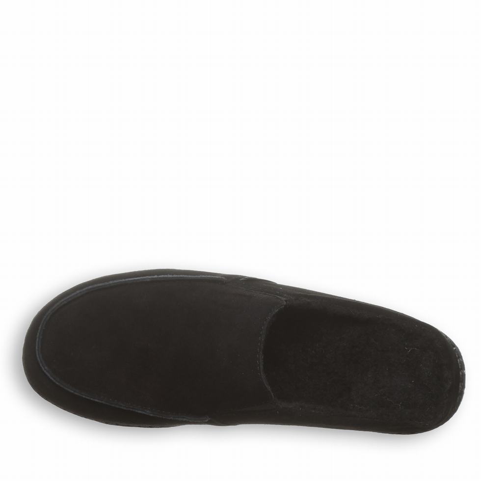 Pantuflas Bearpaw Joel Hombre Negras | MXY695RZ