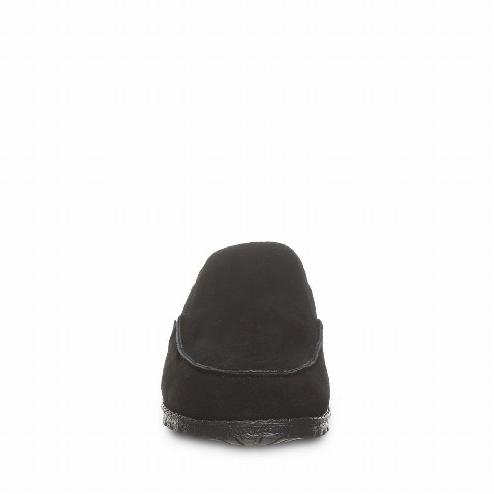 Pantuflas Bearpaw Joel Hombre Negras | MXY695RZ