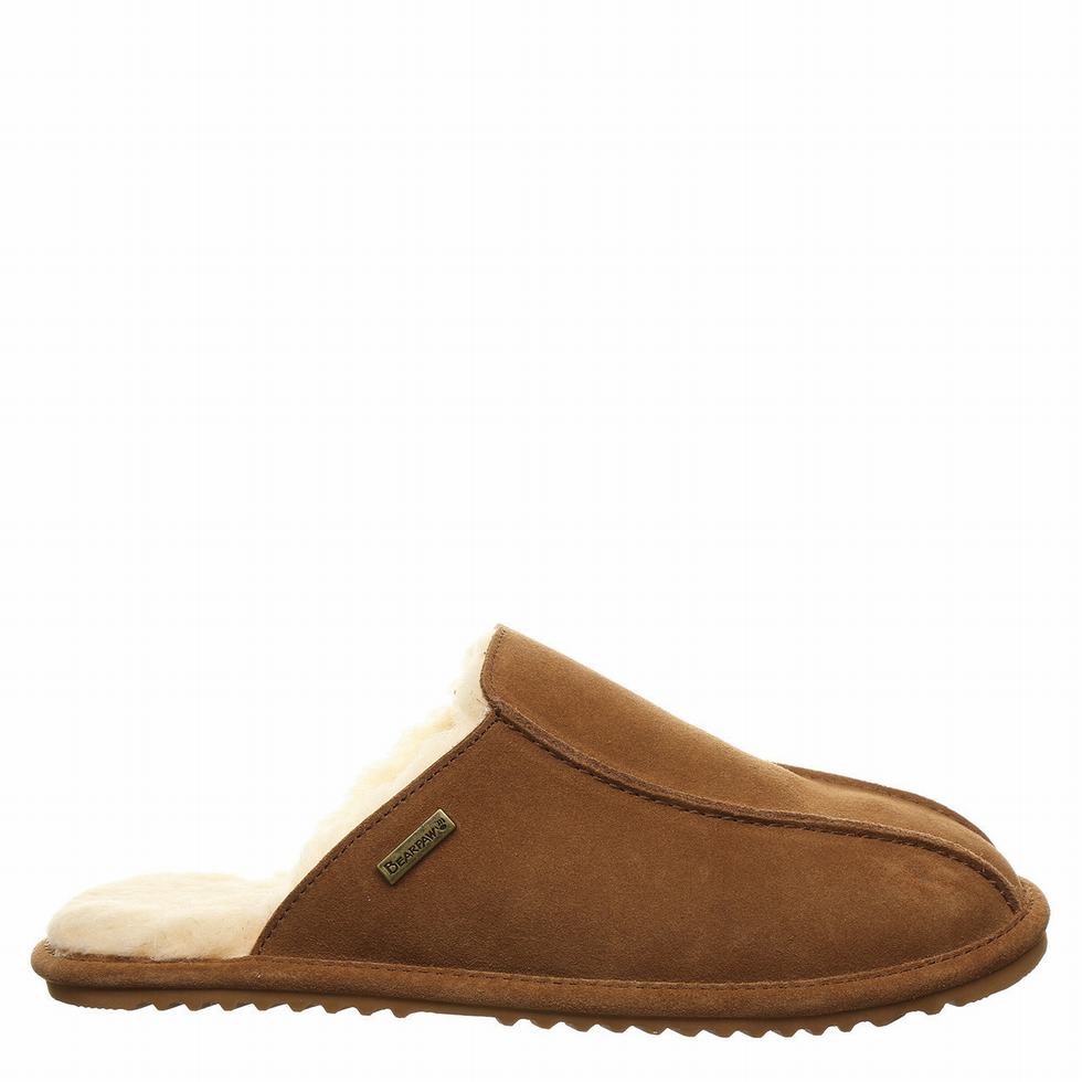 Pantuflas Bearpaw Pierre Hombre Marrones | UTM2164CY