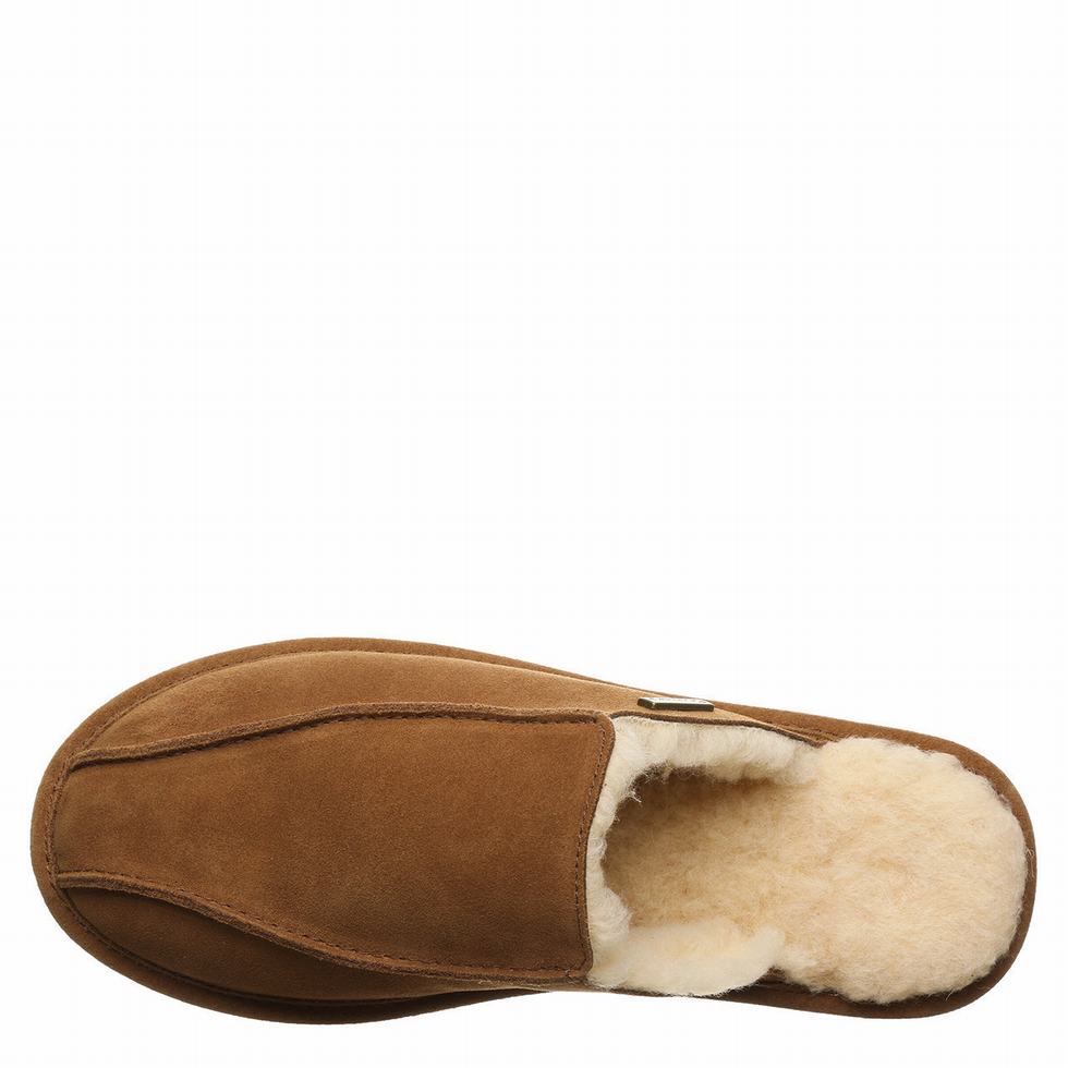 Pantuflas Bearpaw Pierre Hombre Marrones | UTM2164CY
