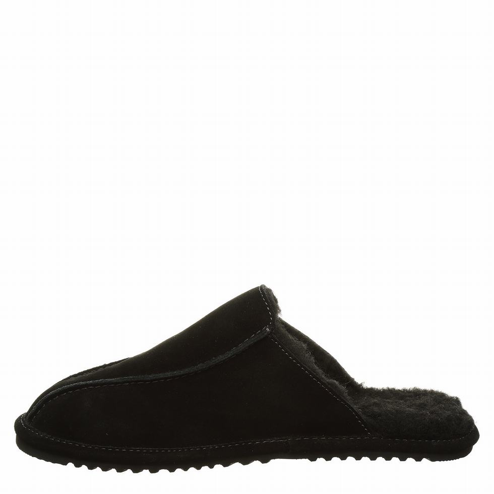 Pantuflas Bearpaw Pierre Hombre Negras | HZF5143CD