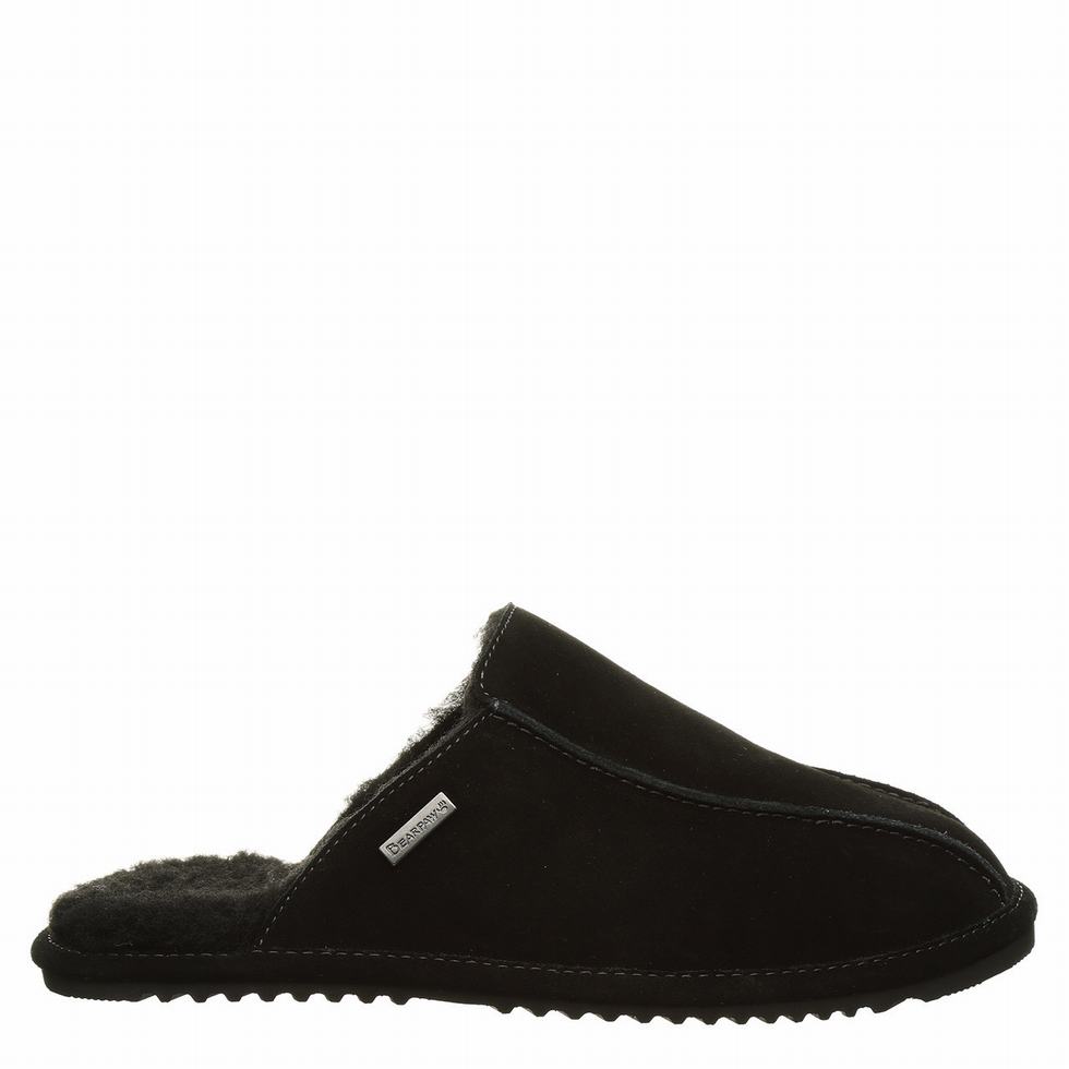 Pantuflas Bearpaw Pierre Hombre Negras | HZF5143CD