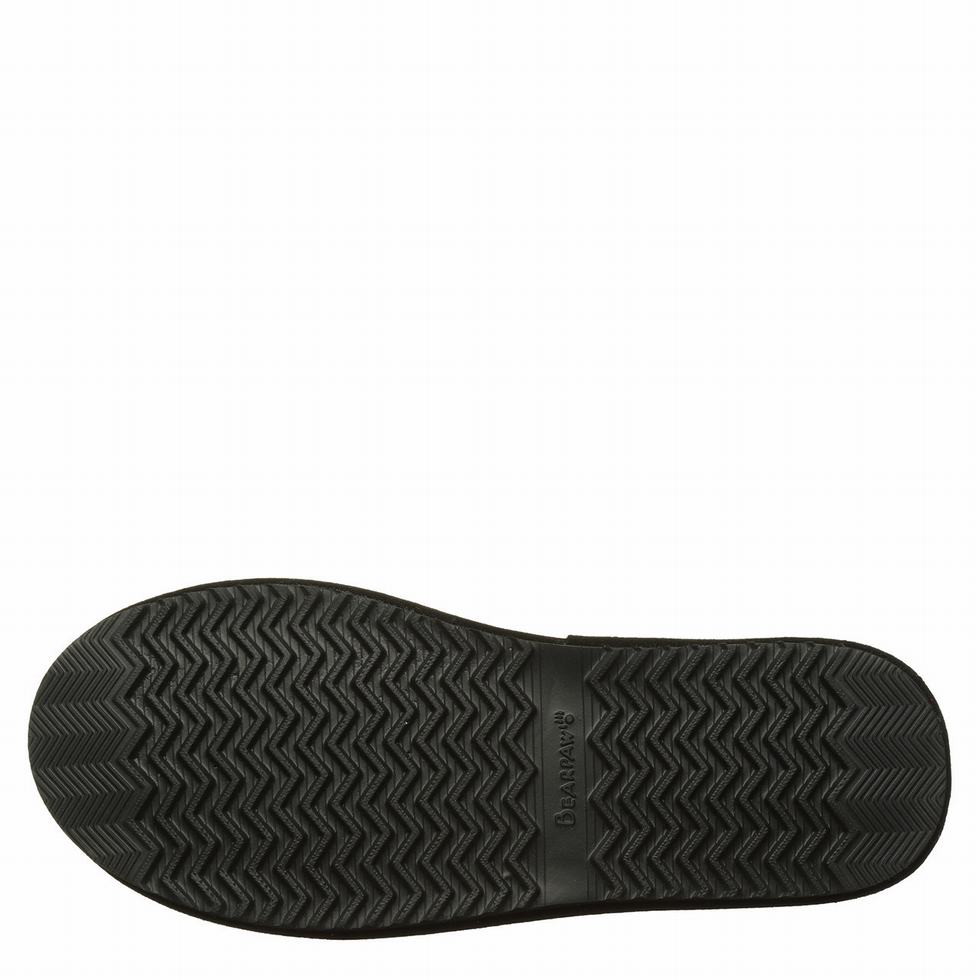 Pantuflas Bearpaw Pierre Hombre Negras | HZF5143CD
