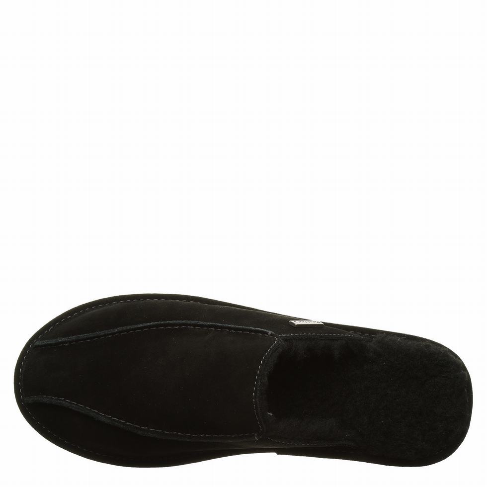 Pantuflas Bearpaw Pierre Hombre Negras | HZF5143CD
