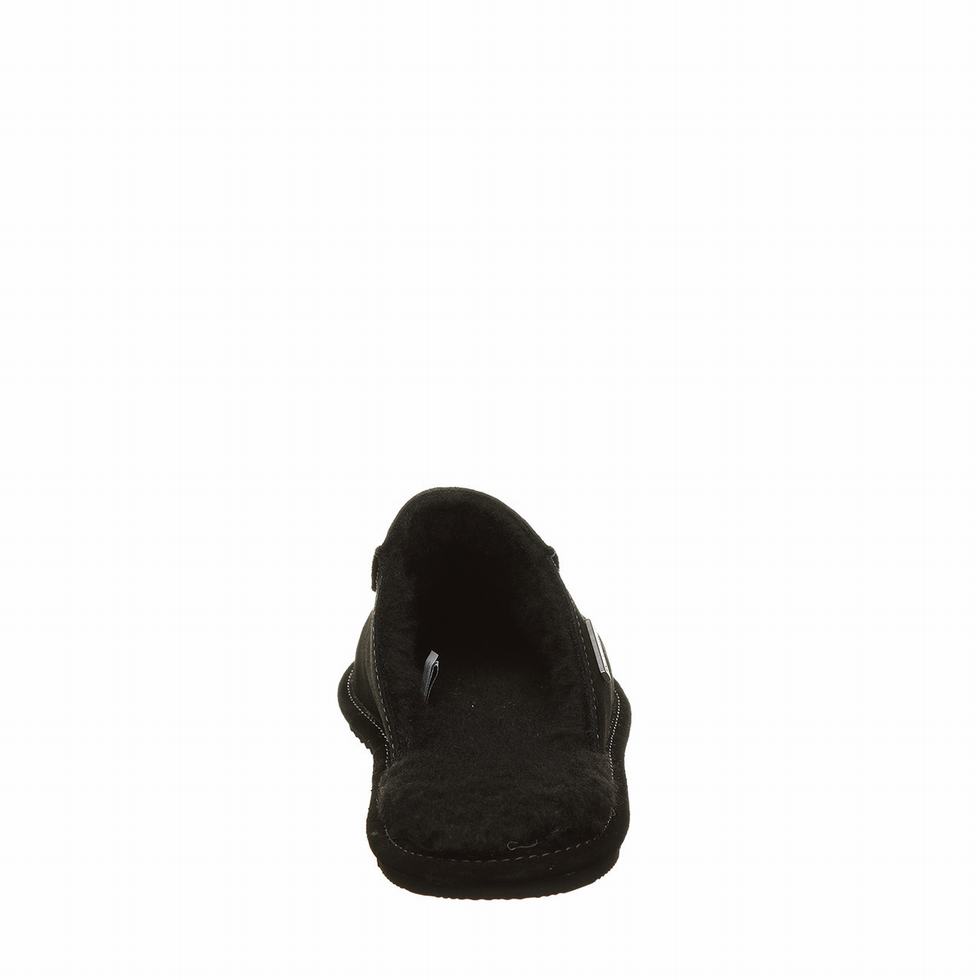 Pantuflas Bearpaw Pierre Hombre Negras | HZF5143CD
