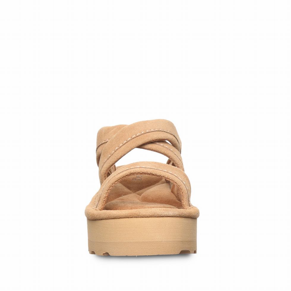 Sandalias Bearpaw Altitude Mujer Marrones | YUN7474XH