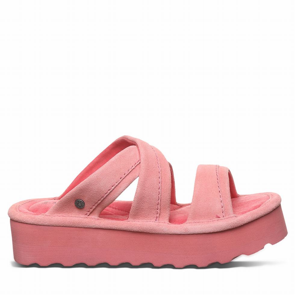 Sandalias Bearpaw Altitude Mujer Rosas | DQX8512VO