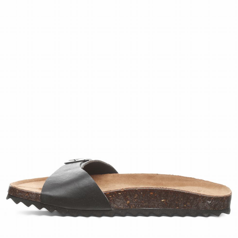 Sandalias Bearpaw Ava Mujer Negras | KJN8088RP