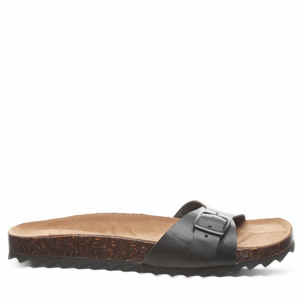 Sandalias Bearpaw Ava Mujer Negras | KJN8088RP