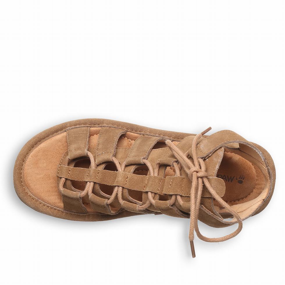 Sandalias Bearpaw Elevation Mujer Marrones | PIB1752RL