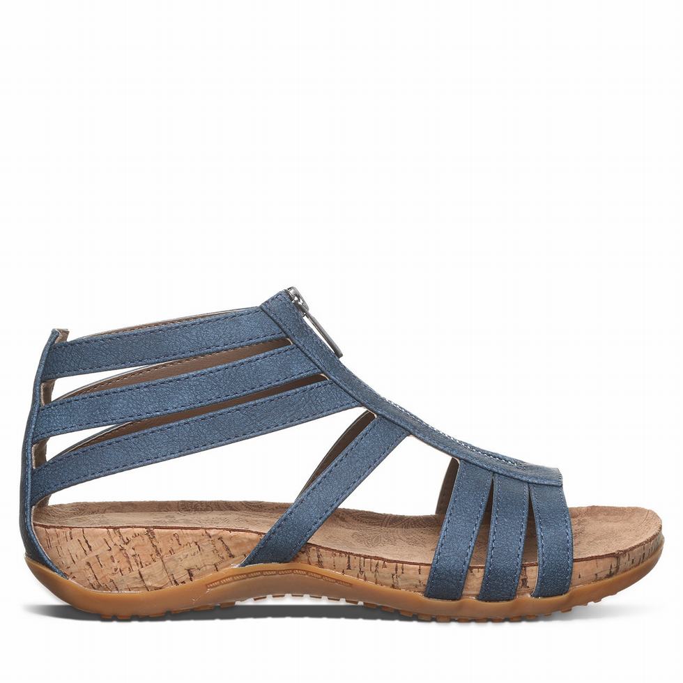 Sandalias Bearpaw Layla II Mujer Azules | ZJV488IJ