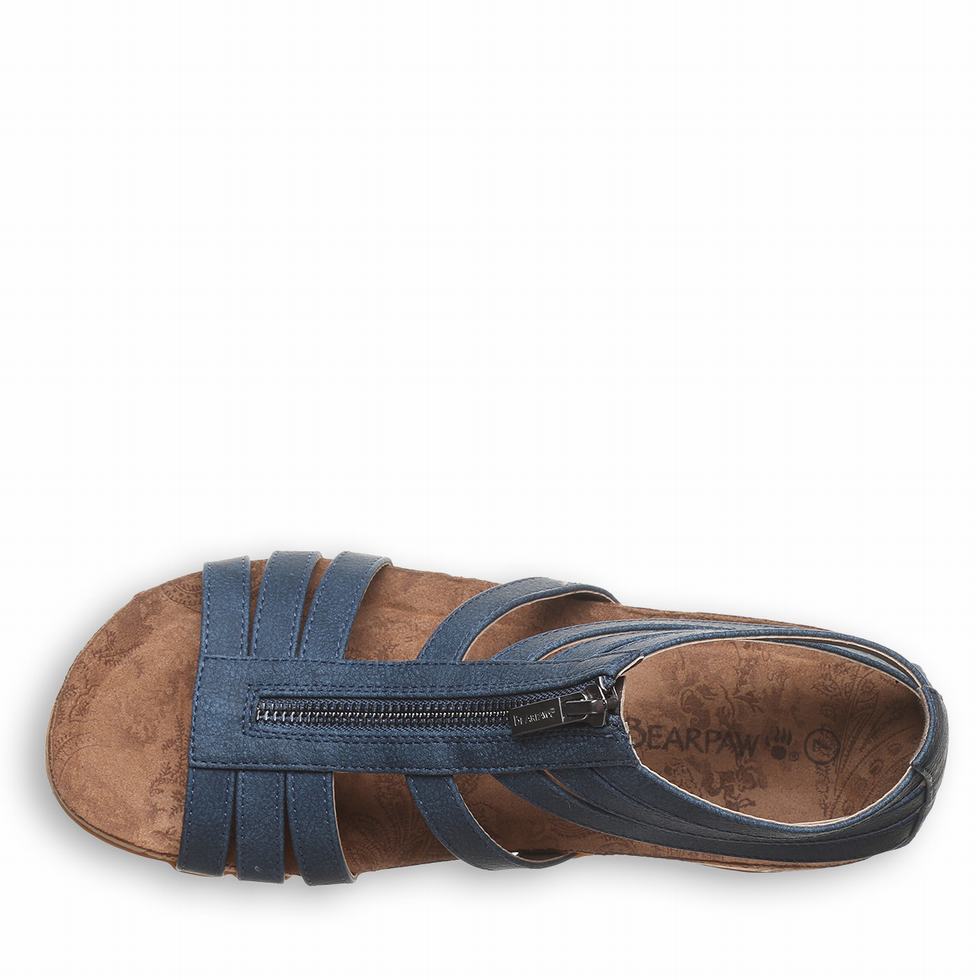 Sandalias Bearpaw Layla II Mujer Azules | ZJV488IJ