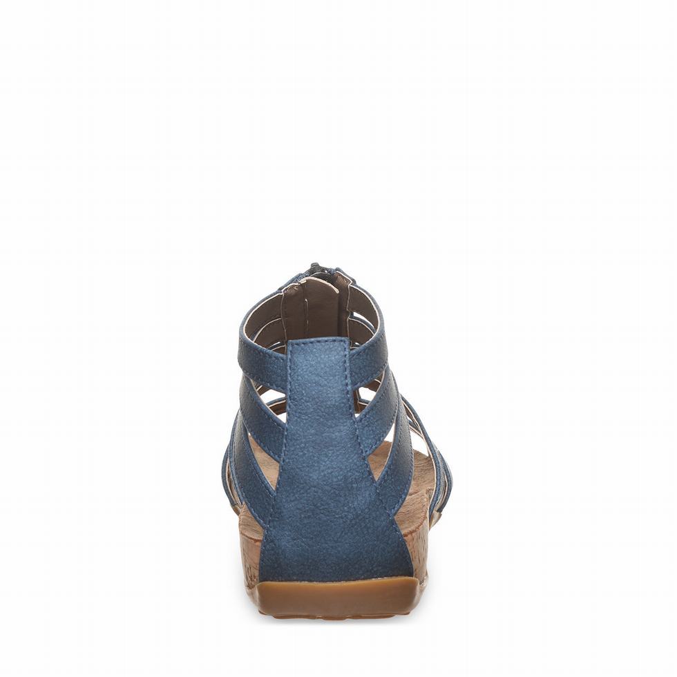 Sandalias Bearpaw Layla II Mujer Azules | ZJV488IJ